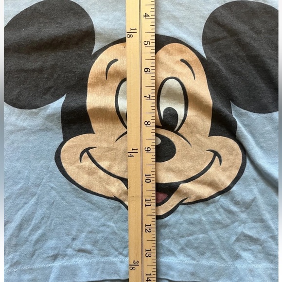 Vintage 1980s Disney Character Fashions Mickey Mouse Blue Crop Top Women’s Small - Picture 6 of 9